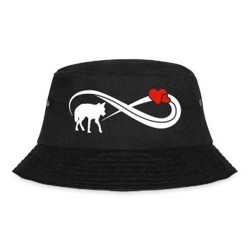 Unendlich Fuchs Unendlichkeit Zeichen - Bucket Hat - Schwarz - Vorne - Lela (165cm)