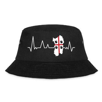 Sardinia Heartbeat Italy Holidays - Bucket Hat - black - Front - Lela (165cm)