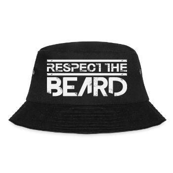 Respect the Beard - Bucket Hat - black - Front - Lela (165cm)