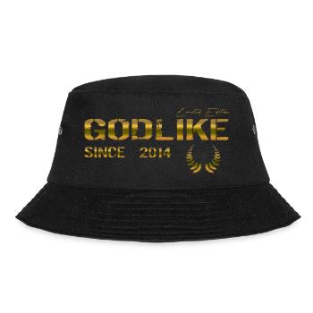 Godlike since 2014 - Bucket Hat - Schwarz - Vorne - Lela (165cm)