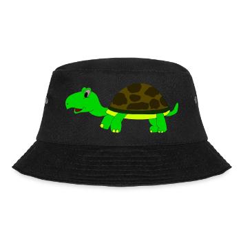 schildkröte - Bucket Hat - Schwarz - Vorne - Lela (165cm)