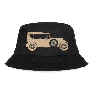 Ancienne voiture classique Design pour un fan de voiture ancienne - Bob - noir - Devant - Lela (165cm)