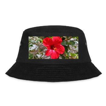 Kanarische Blume - Bucket Hat - Schwarz - Vorne - Lela (165cm)