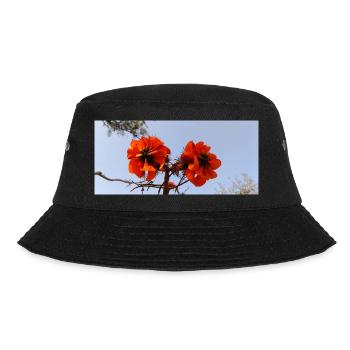 Kanarische Blumen - Bucket Hat - Schwarz - Vorne - Lela (165cm)