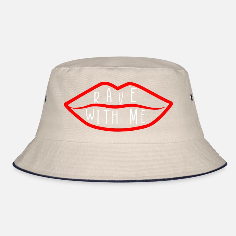 Logo de la lèvre rouge RAVE with me Bob