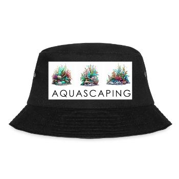 Aquascaping-Meisterwerk: Natur im Glas - Bucket Hat - Schwarz - Vorne - Lela (165cm)