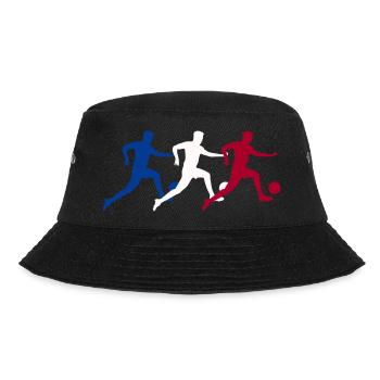 fußball spieler france - Bucket Hat - Schwarz - Vorne - Lela (165cm)