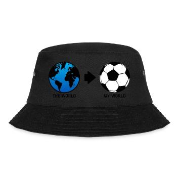 the world my foot football humour sport 24102 Z - Bob - noir - Devant - Lela (165cm)