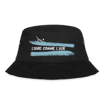 FREE AS AIR - Bucket Hat - black - Front - Lela (165cm)