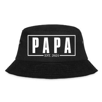 Mom Dad established, Mom and Dad Matching Outfit - Bucket Hat - Schwarz - Vorne - Lela (165cm)