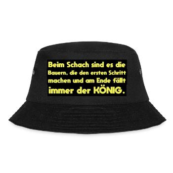 Funny Farmer Farmer Sayings - Bucket Hat - black - Front - Lela (165cm)