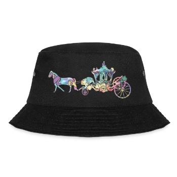 Carriage silhouette - Bucket Hat - black - Front - Lela (165cm)