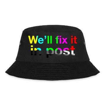 FixItInPost-Ziel - Bucket Hat - Schwarz - Vorne - Lela (165cm)