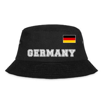 Germany jersey look GERMANY with flag flag - Bucket Hat - black - Front - Lela (165cm)