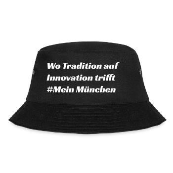 Munich - Bucket Hat - Schwarz - Vorne - Lela (165cm)