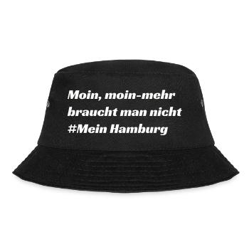Hamburg - Bucket Hat - Schwarz - Vorne - Lela (165cm)