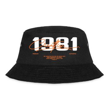 1981 Vintage Retro 1981 1981 Birthday Gift - Bucket Hat - black - Front - Lela (165cm)
