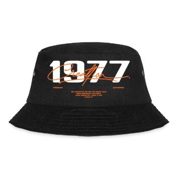 1977 Vintage Retro 1977 Birthday Gift 1977 - Bucket Hat - black - Front - Lela (165cm)