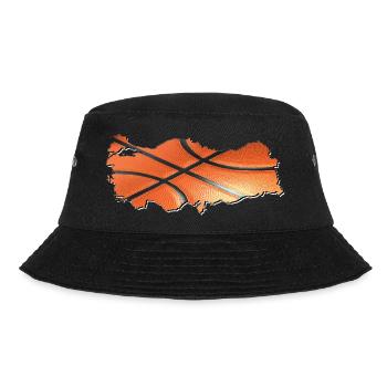 Turkey Türkiye Map Framed Real Basketball - Bucket Hat - black - Front - Lela (165cm)