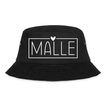 Malle Mallorca - Bucket Hat - Schwarz - Vorne - Lela (165cm)
