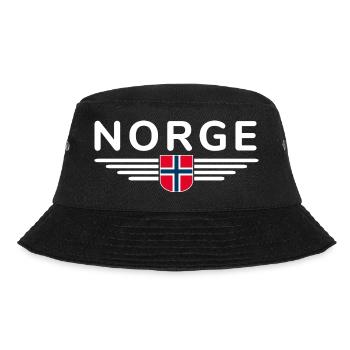J’aime la tenue T-shirt design Norvège - Bob - noir - Devant - Lela (165cm)