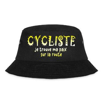 Bicycle bicycles bicycle bicycle bike biker mtb 4 - Bucket Hat - black - Front - Lela (165cm)