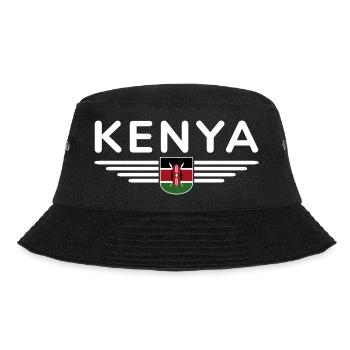 Nairobi Design for Kenya Lovers - Bucket Hat - black - Front - Lela (165cm)