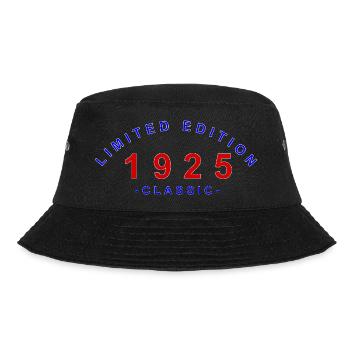 1925, Limited Edition - Bucket Hat - Schwarz - Vorne - Lela (165cm)