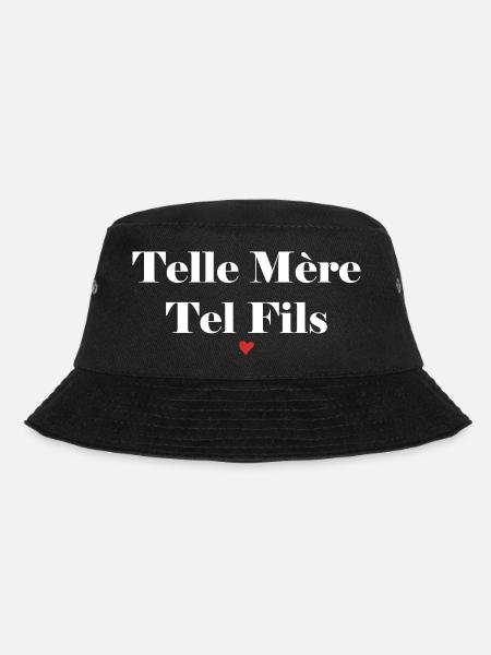 Wie die Mutter, so der Sohn. Mutter-Sohn-Geschenk - Bucket Hat - Schwarz