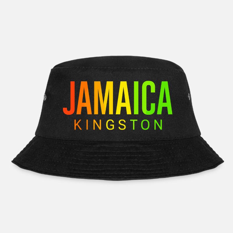 Jamaica Kingston - Bucket Hat - Schwarz