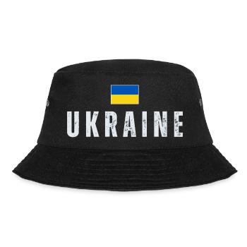 Drapeau ukrainien, fierté ukrainienne - Bob - noir - Devant - Lela (165cm)
