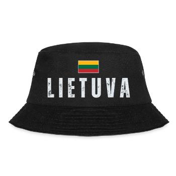 Flag of Lithuania, Lithuanian patriot - Bucket Hat - black - Front - Lela (165cm)