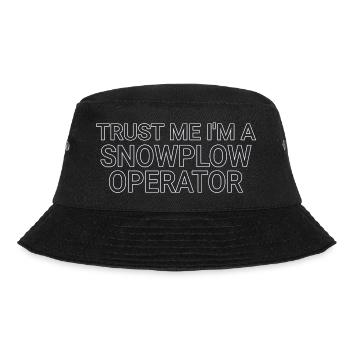 Snowplow Operator Trust Me Snow Plow Driver - Bucket Hat - black - Front - Lela (165cm)
