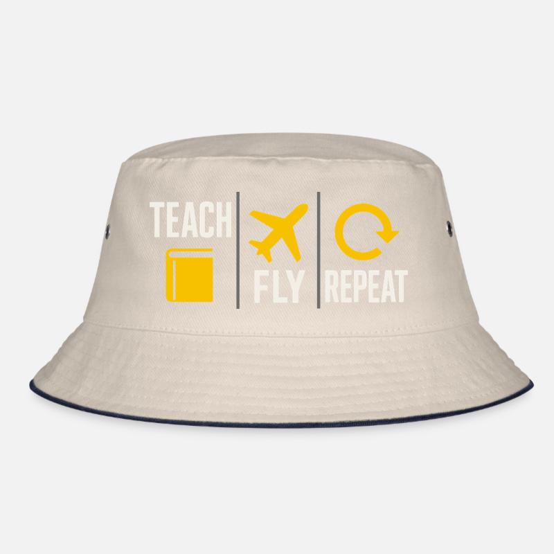 Flight Instructor Cfi Pilot Aviation Instructor Bucket Hat