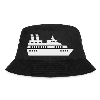 Cruise Ship Silhouette Cruise Ship - Bucket Hat - black - Front - Lela (165cm)