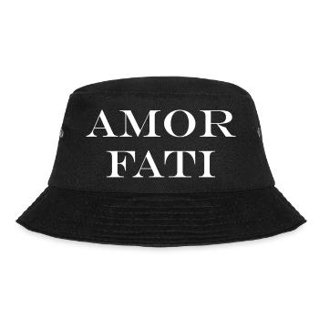 Amor Fati T-Shirt - Bucket Hat - black - Front - Lela (165cm)