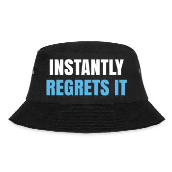 Instantly Regrets It - Bucket Hat - black - Front - Lela (165cm)