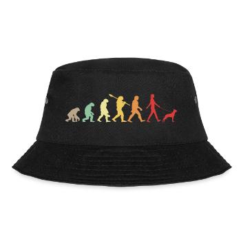 Evolution Funny Belgian Shepherd Dog Malinois - Bucket Hat - black - Front - Lela (165cm)