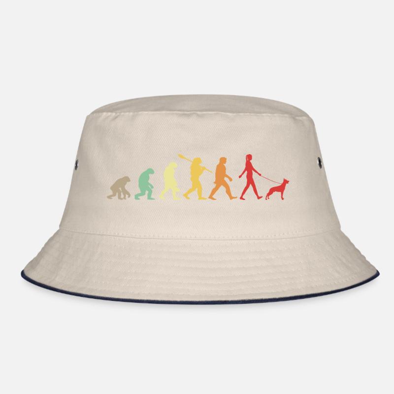 Evolution Funny Belgian Shepherd Dog Malinois Bucket Hat