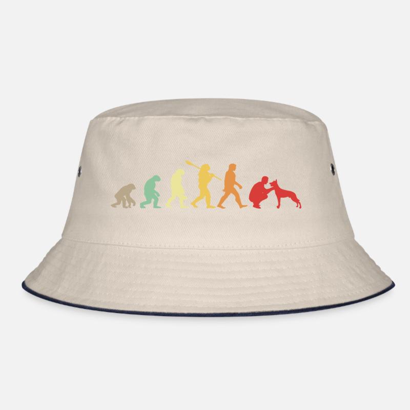Evolution Lustiger Belgischer Schäferhund Malinois Bucket Hat