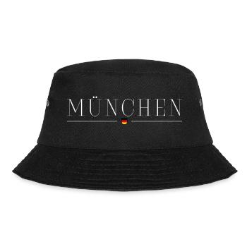 Munich, Germany Style Design T-Shirt - Bucket Hat - black - Front - Lela (165cm)