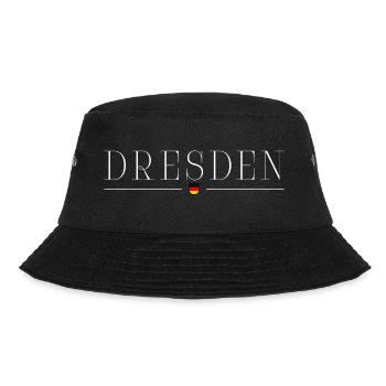 Dresden, Germany Elegance T-Shirt - Bucket Hat - black - Front - Lela (165cm)