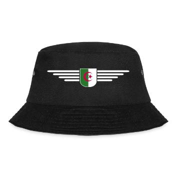 Algeria Design – Pride of North Africa - Bucket Hat - black - Front - Lela (165cm)