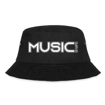 Music Musik Geschenk Freunde - Bucket Hat - Schwarz - Vorne - Lela (165cm)
