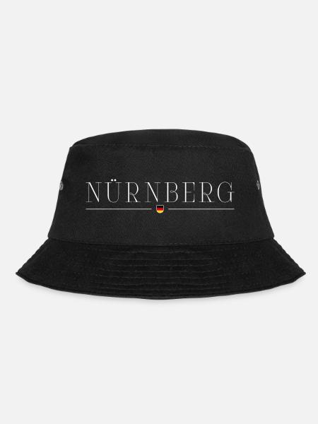 Nürnberg, Deutschland Eleganz Stil Design T-Shirt - Bucket Hat - Schwarz