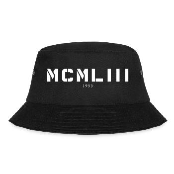 Römische Zahl Geburtsjahr Made in 1953 - Bucket Hat - Schwarz - Vorne - Lela (165cm)