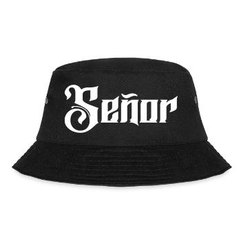 Señor Engagement Groom To Be Wedding Party - Bucket Hat - black - Front - Lela (165cm)