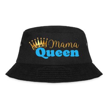 Mama queen - maman reine - cadeau fête des mères - Bob - noir - Devant - Lela (165cm)