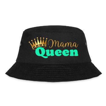 Mama queen - maman reine - cadeau fête des mères - Bob - noir - Devant - Lela (165cm)