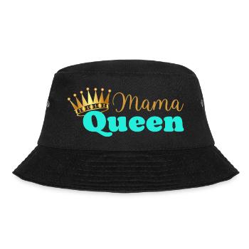 Mama queen - maman reine - cadeau fête des mères - Bob - noir - Devant - Lela (165cm)